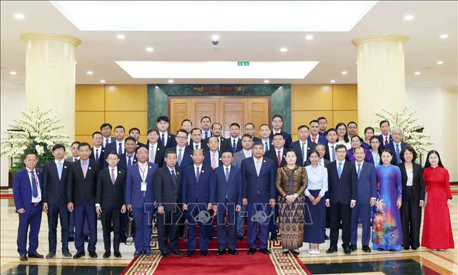 Thường trực Ban Bí thư Trần Cẩm Tú tiếp đoàn lãnh đạo trẻ Đảng Nhân dân Campuchia